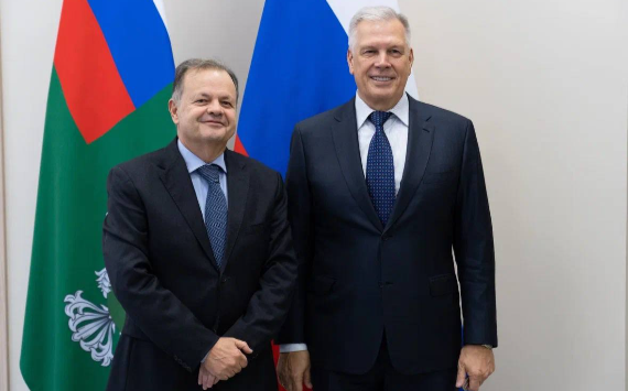 Сергей Данкверт провел переговоры с Чрезвычайным и Полномочным Послом Бразилии в России Родриго Соаресом