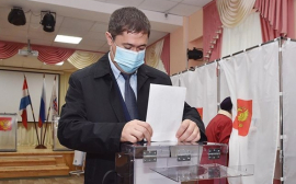 Дмитрий Махонин проголосовал на выборах главы Пермского края